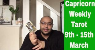 Capricorn Weekly Tarot - **A GREAT week for EARTHY MATTERS!** 9th-15th march 2020 #Capricorn #Weekly