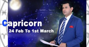Capricorn Weekly horoscope 24Feb To 1st March 2020