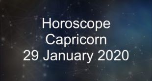 Capricorn daily horoscope 29 January 2020