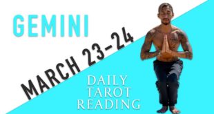 GEMINI - "THEY CAN'T STOP THINKING ABOUT YOU" MARCH 23-24 DAILY TAROT READING