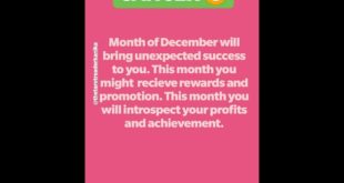Hello folks..!
Check out your horoscope predictions of the month of December 201...