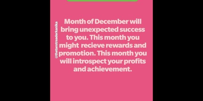Hello folks..!
Check out your horoscope predictions of the month of December 201...
