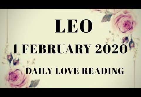Leo daily love reading 🥰 THEY ARE WANTING TO WORK ON THE RECONCILIATION 🙀 1 FEBRUARY  2020