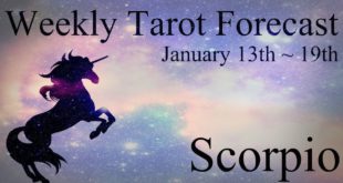 Scorpio ~ Your energy is incredible!! ~ Weekly Tarot Jan 13th - 19th