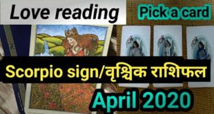 Scorpio love reading April 2020|April 2020|monthly horoscope|वृश्चिक राशिफल