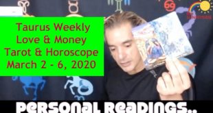💖Taurus Weekly Love and Money (Horoscopes & Tarot March 2 - 6, 2020)