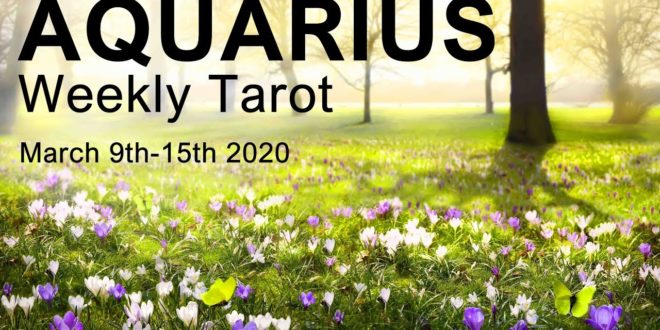 AQUARIUS WEEKLY TAROT READING  "THE GOAL IS WITHIN YOUR GRASP AQUARIUS!"  March 9th-15th 2020