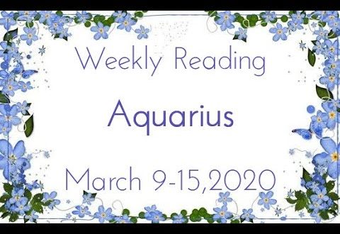 Aquarius Weekly ♒ March 9-15, 2020 - The Sun in your life!