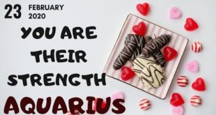 Aquarius daily love tarot reading 💗 YOU ARE THEIR STRENGTH  💗 23 FEBRUARY 2020