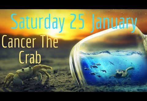 Cancer Daily Message 🦀 Saturday 25 January