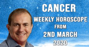 Cancer Weekly Horoscope from 2nd March 2020