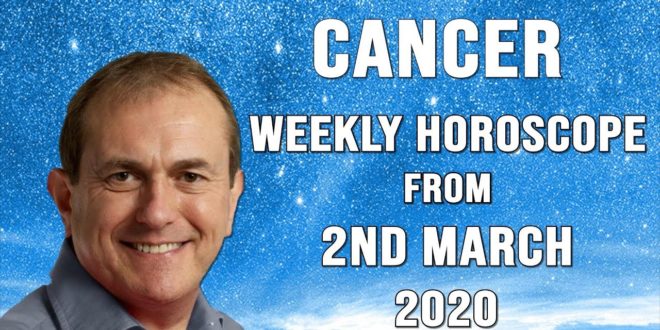 Cancer Weekly Horoscope from 2nd March 2020