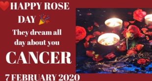 Cancer daily love reading 💖THEY DREAM ALL DAY ABOUT YOU 💖 7 FEBRUARY 2020