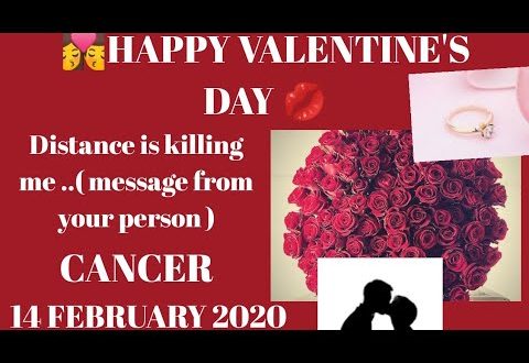 Cancer daily love reading 💗DISTANCE IS KILLING ME (MESSAGE FROM YOUR PERSON)14 FEBRUARY 2020