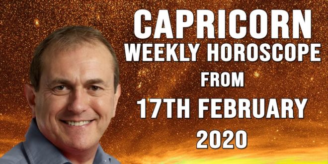 Capricorn Weekly Horoscope from 17th February 2020