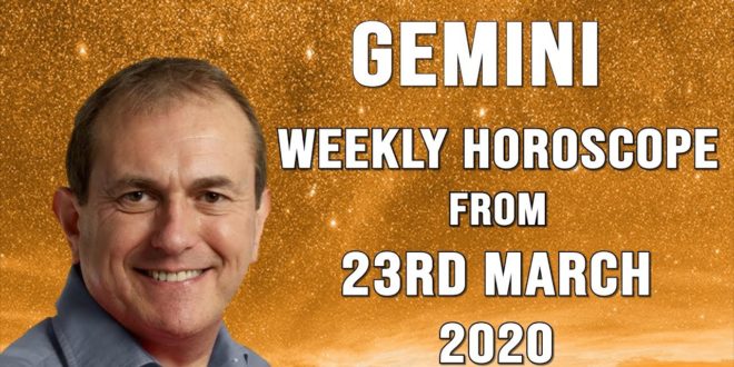 Gemini Weekly Horoscope from 23rd March 2020