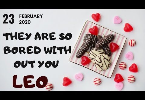 Leo daily love tarot reading 💗 THEY ARE SO BORED WITHOUT YOU 💗 23 FEBRUARY 2020