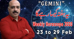 Weekly Horoscope Gemini |23 Feb to 29 Feb 2020|yeh hafta Kaisa rahe ga |by Sheikh Zawar Raza jawa