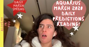 Aquarius (March 2020 Daily Predictions Reading!)-NAMES, DATES, SPECIFIC DETAILS, EVENTS+pick a card