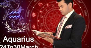 Aquarius Weekly Horoscope 24MarchTo30March 2020