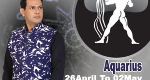 Aquarius Weekly Horoscope 26 April To 2nd May 2020