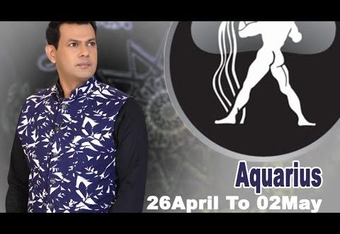 Aquarius Weekly Horoscope 26 April To 2nd May 2020