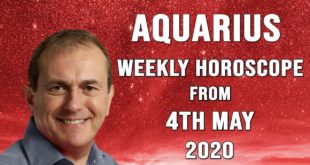 Aquarius Weekly Horoscope from 4th May 2020
