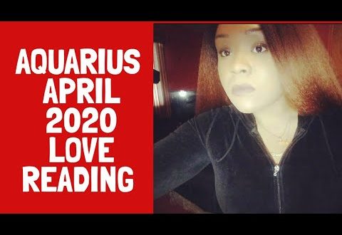 Aquarius "They think you are the best thing ever" April 2020 Love Reading