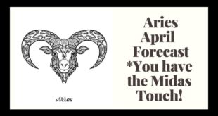Aries April Astrology and Monthly Forecast + Tarot