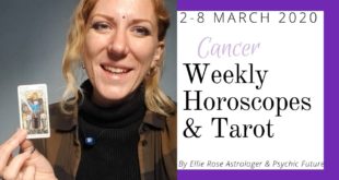 CANCER Weekly Horoscope + Tarot 2-8 March 2020