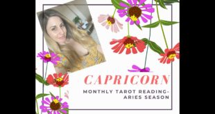 Capricorn Monthly Love Tarot Reading + Aries Season Updates- Isolation during Isolation