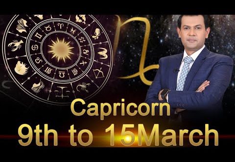 Capricorn Weekly Horoscope 9MarchTo15March 2020