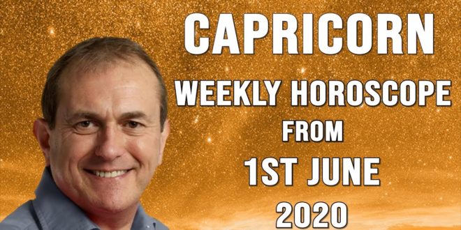 Capricorn Weekly Horoscope from 1st June 2020