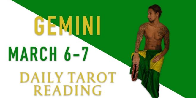 GEMINI - "FACE THE TRUTH, YOU ARE IN LOVE" MARCH 6-7 DAILY TAROT READING