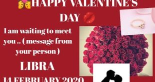 Libra daily love reading 💗I AM WAITING TO MEET YOU (MESSAGE FROM YOUR PERSON)14 FEBRUARY 2020
