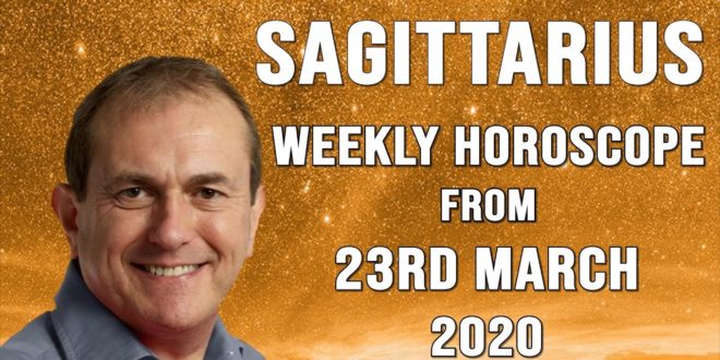 Sagittarius Weekly Horoscope from 23rd March 2020