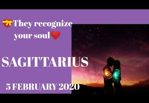 Sagittarius daily love reading 💖 THEY RECOGNIZE YOUR SOUL 💖 5 FEBRUARY 2020