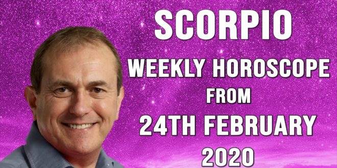 Scorpio Weekly Horoscope from 24th February 2020