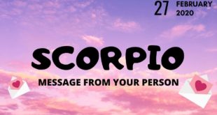 Scorpio daily love tarot reading 💌 MEETING YOU WAS THE BEST DAY OF MY LIFE ..💌 27 FEBRUARY 2020