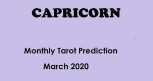 Capricorn  Monthly Reading, March 2020