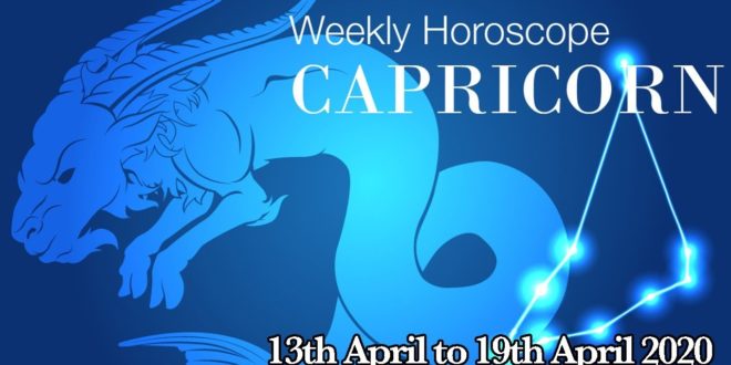 Capricorn Weekly Horoscope From 13th April 2020 | Preview