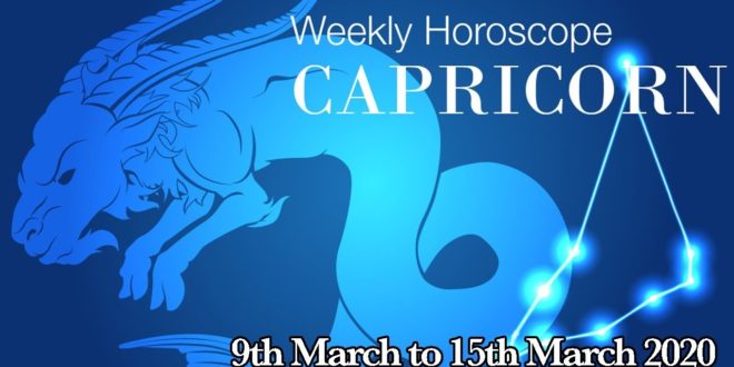Capricorn Weekly Horoscope From 9th March 2020 | Preview