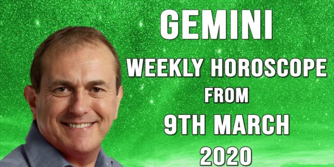 Gemini Weekly Horoscope from 9th March 2020