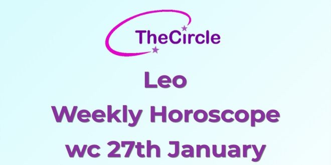 Leo Weekly Horoscope from 27th January 2020