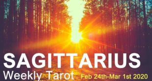 SAGITTARIUS WEEKLY TAROT READING "A RAINBOW OF BLESSINGS SAGITTARIUS!"  February 24th-March 1st 2020