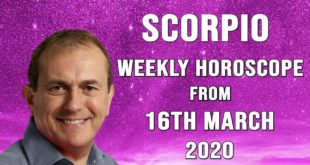 Scorpio Weekly Horoscope from 16th March 2020