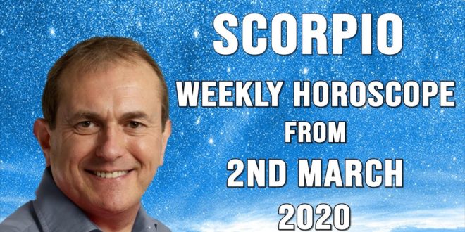 Scorpio Weekly Horoscope from 2nd March 2020