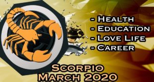 Scorpio Monthly Horoscope | March 2020 Forecast | Astrology In Hindi